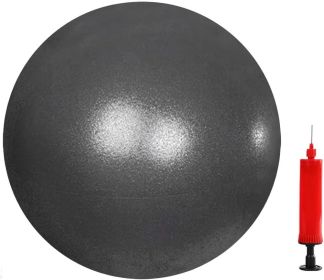 6-Inch Pilates Exercise Ball for Yoga, Barre, Fitness & Physical Therapy Squishy Balance Ball for Home Workouts Includes Pump for Easy Inflation