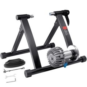 Bike Trainer Stand, Fluid Stationary Bike Stand for 26"-29" Wheels, Noise Reduction Fluid Flywheel, Portable Cycling Stand for Indoor Riding Exer
